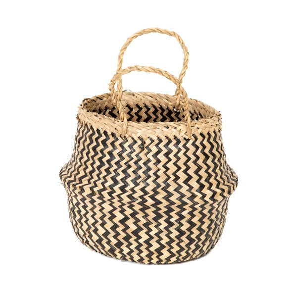 Úložný košík z morskej trávy Compactor Zic Zac, ⌀ 27 cm-image-4