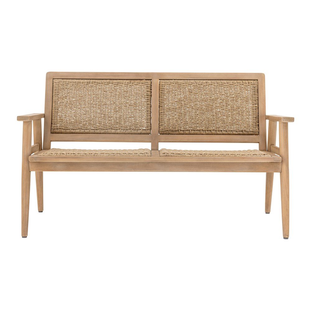 Záhradná pohovka z masívneho dreva v prírodnej farbe Sorrento – Bloomingville