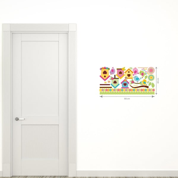 Samolepka Ambiance Pop Art Panda, 40 × 40 cm