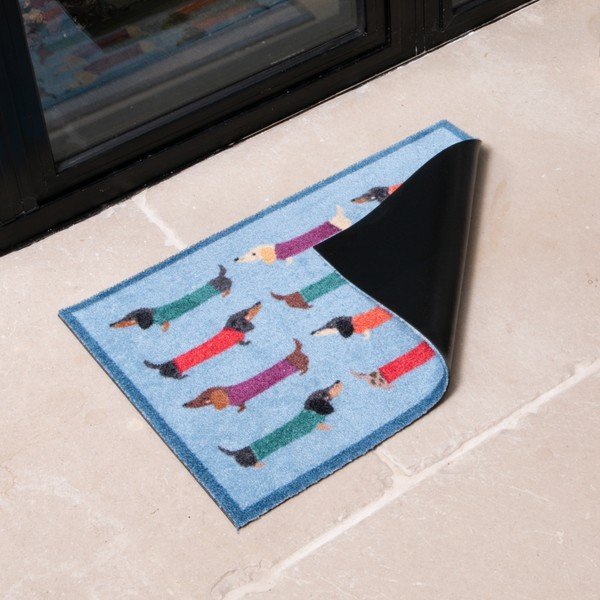 Textilná rohožka 40x60 cm Dachshund – Artsy Doormats-image-1