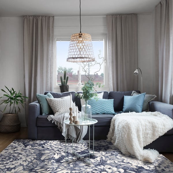 Modrý koberec 200x300 cm Simp – FD-image-1