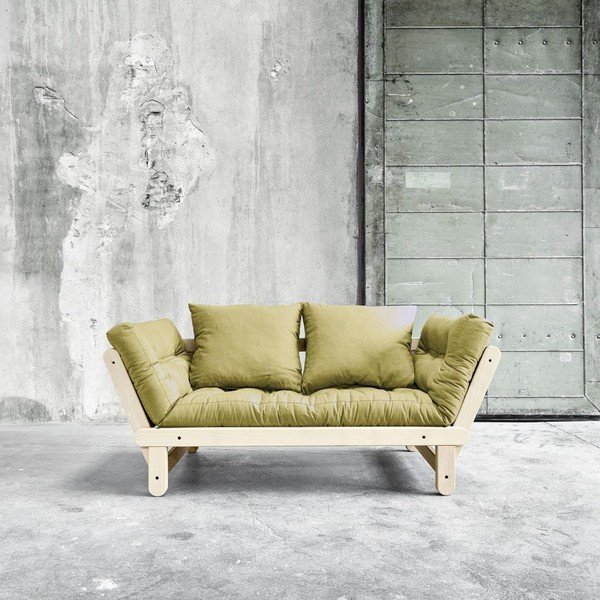 Rozkladacia pohovka Beat Natural/Avocado Green-image-3