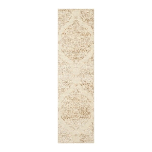 Béžový koberec Safavieh Marigot, 66 x 243 cm