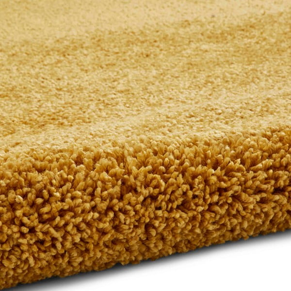 Horčicovožltý koberec Think Rugs Sierra, 80 x 150 cm-image-4