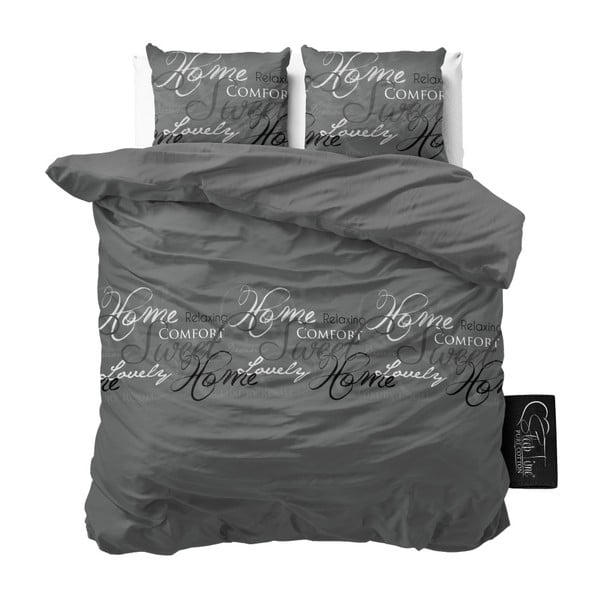 Sivé bavlnené obliečky Dreamhouse Royal, 240 x 200 cm