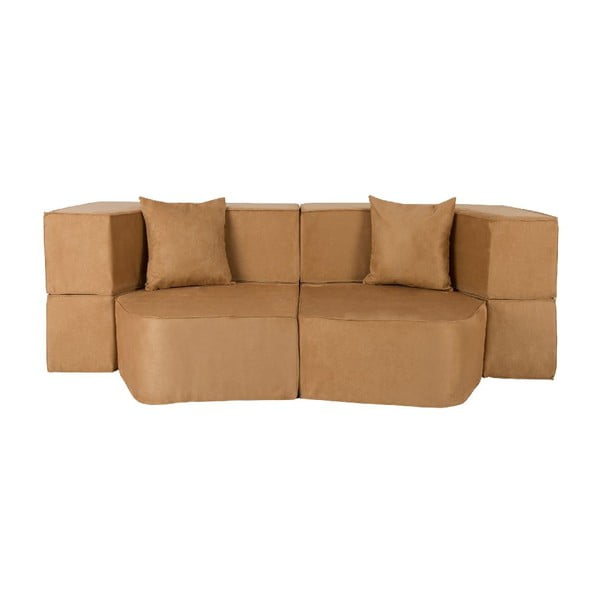 Rozkladacia multifunkčná pohovka Sofa&Bed, hnedá