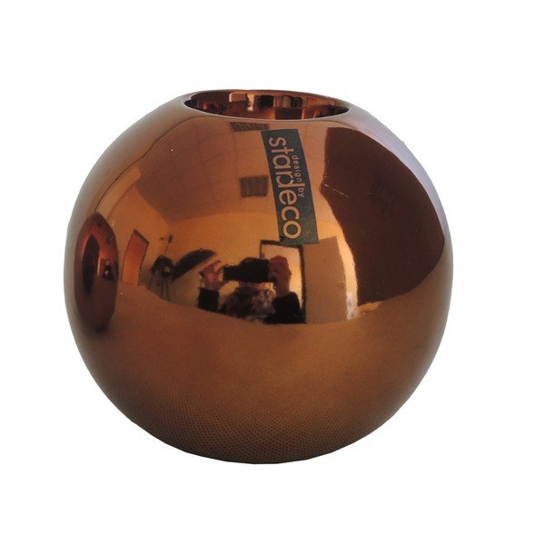 Bronzový svietnik Shine, 9 cm