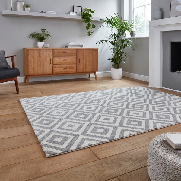Sivý koberec Think Rugs Brooklyn Dice, 160 x 220 cm-image-2