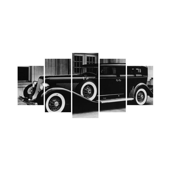 Viacdielny obraz Black&White no. 96, 100x50 cm