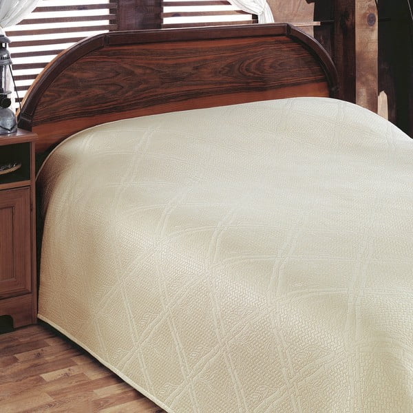 Prikrývka na posteľ Pike Cream, 200x230 cm