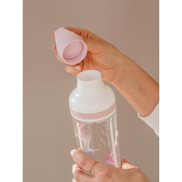 Fialovo-biela fľaša na vodu Equa Flow Wave, 800 ml-image-1