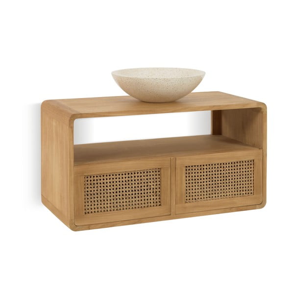 Skrinka pod umývadlo z tíkového dreva Kave Home Sabiela-image-4