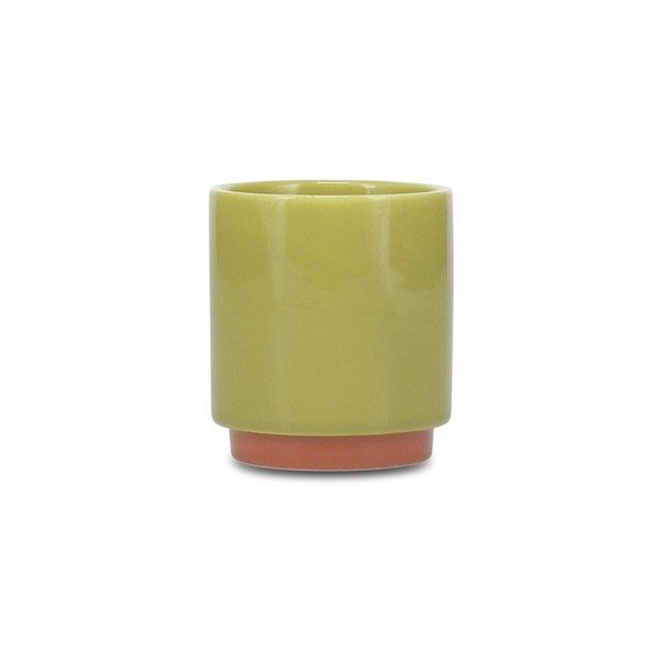 Zelená/oranžová kameninová šálka 130 ml Duo – ONA