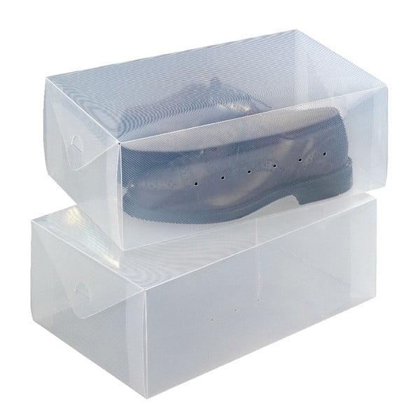 Súprava 2 úložných boxov na topánky Wenko Pack-image-2