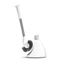 Biela oceľová WC kefa - simplehuman