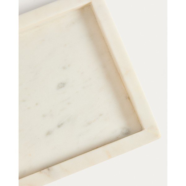 Mramorová dekoratívna tácka 18x18 cm Serela – Kave Home-image-3