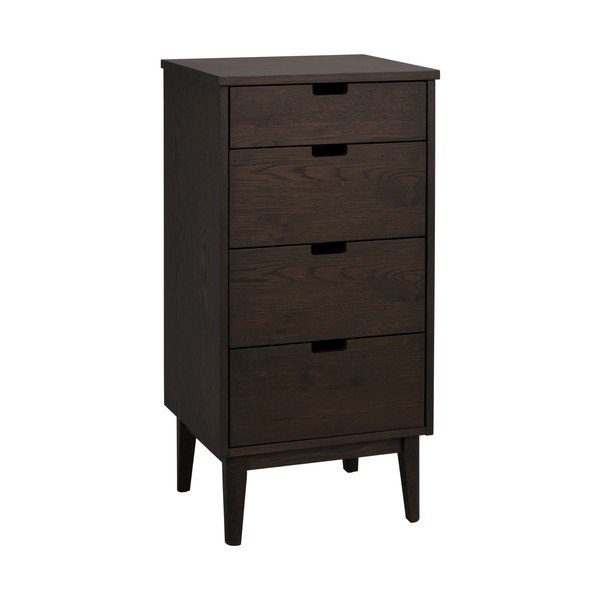 Komoda z dubového dreva v tmavo prírodnej farbe 45x92x38 cm Garrison – Rowico