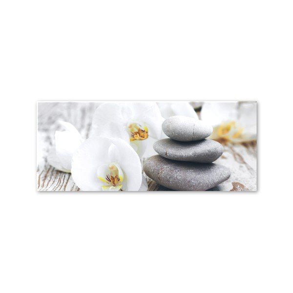 Obraz Styler Glas Orchid, 50 × 125 cm