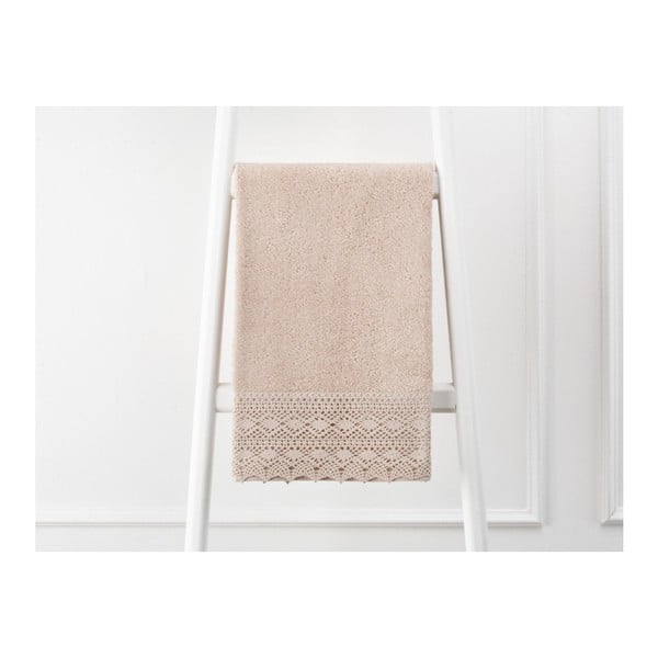 Hnedý uterák z čistej bavlny Madame Coco, 50 x 76 cm