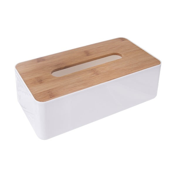 Plastový/bambusový box na vreckovky Whitney – Orion
