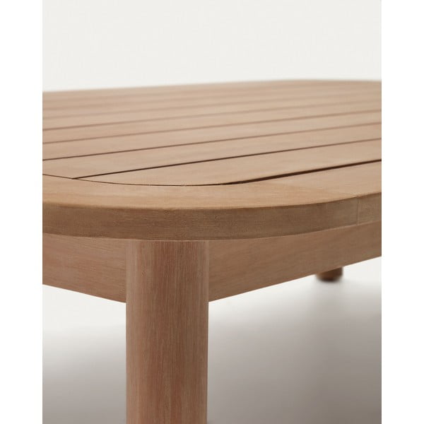 Konferenčný stolík z eukalyptového dreva v prírodnej farbe 89x140 cm Sacova – Kave Home-image-3