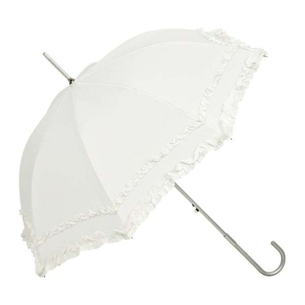 Svetlobéžový dáždnik s rúčkou Von Lilienfeld Plain Mary, ø 90 cm