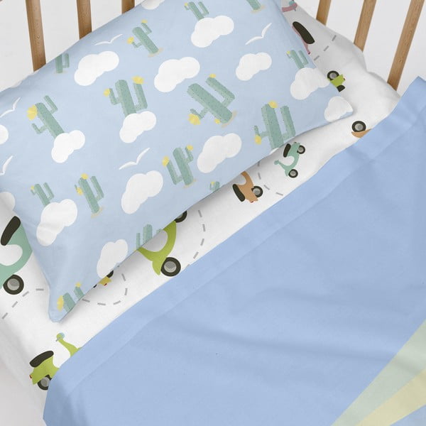 Detská bavlnená plachta Happynois Summer Time, 140 x 70 cm-image-4