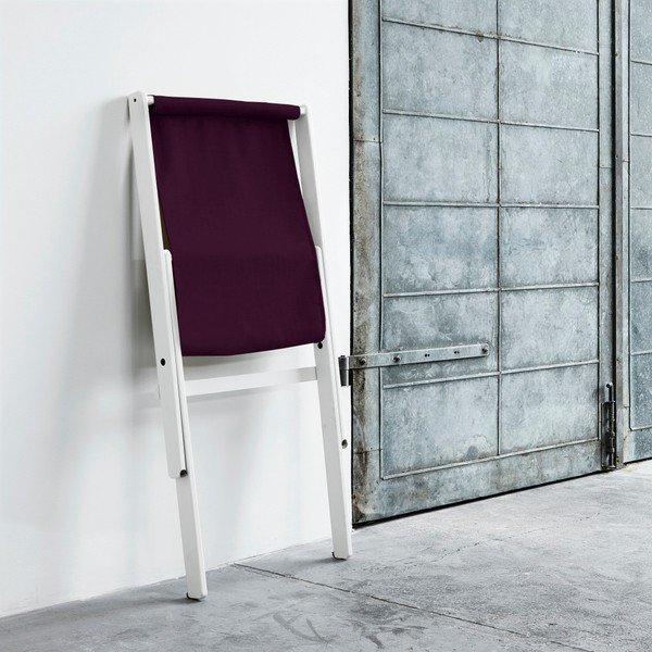 Skladacie kreslo Karup Boogie White/Purple Plum-image-1