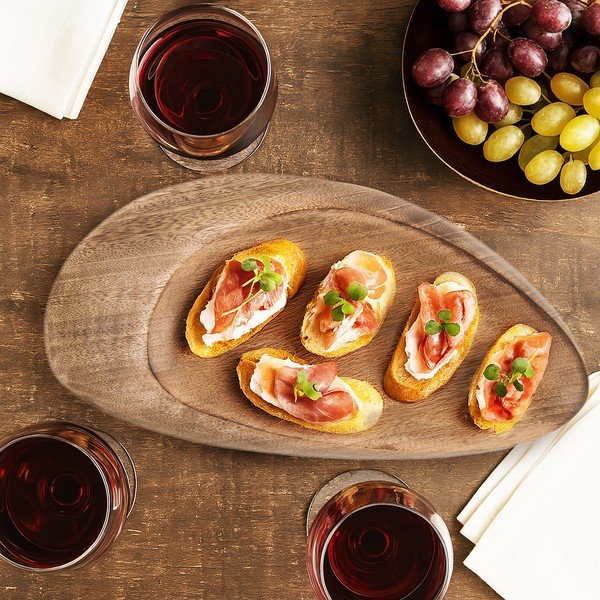 Drevená tácka 20x39 cm Mango – Orion-image-1