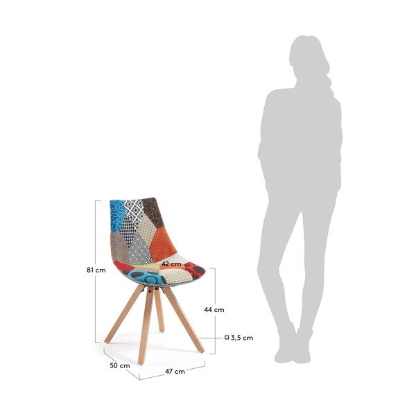 Sada 2 jedálenských stoličiek La Forma Armony-image-2