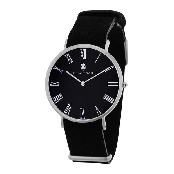 Čierne pánske hodinky Black Oak Elegant Dark