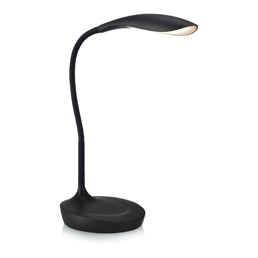 Čierna stolová lampička s USB portom Markslöjd Swan