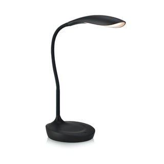 Čierna stolová lampička s USB portom Markslöjd Swan