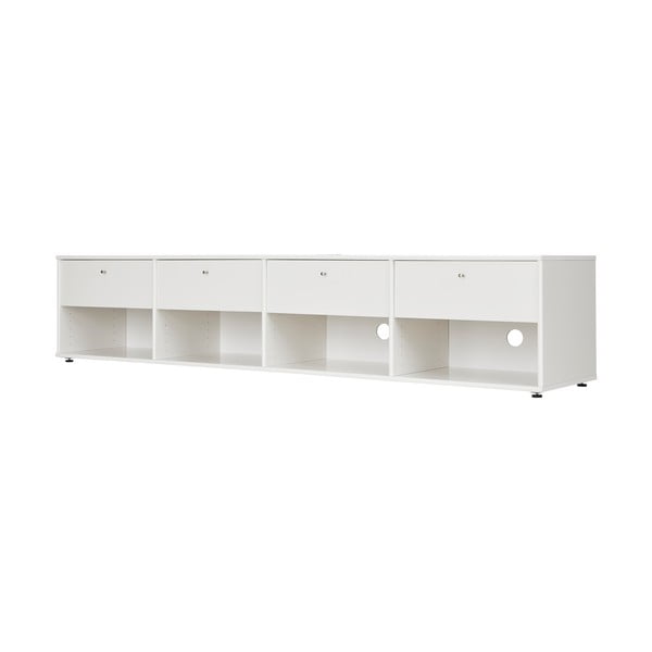 Biely TV stolík 214x45 cm Mistral – Hammel Furniture-image-2