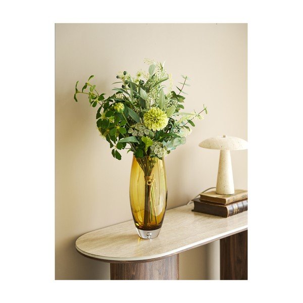 Oranžová sklenená váza (výška  32 cm) – House Nordic-image-1
