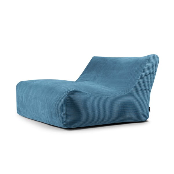 Modrý menčestrový sedací vak Sofa Lounge – SLOWDOWN