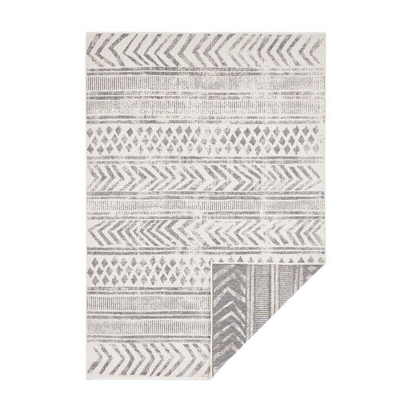 Sivo-krémový vonkajší koberec NORTHRUGS Biri, 120 x 170 cm