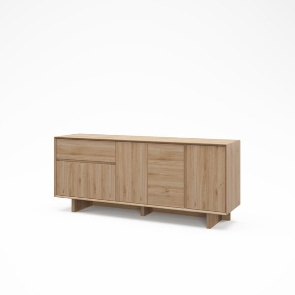 Komoda v dekore duba v prírodnej farbe 180x76x45 cm Carpi – Marckeric-image-4