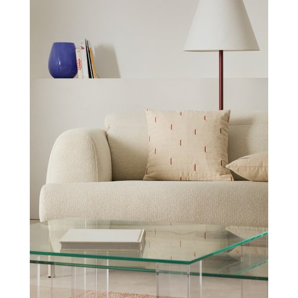 Obliečka na vankúš s prímesou ľanu 45x45 cm Blaina – Kave Home-image-3