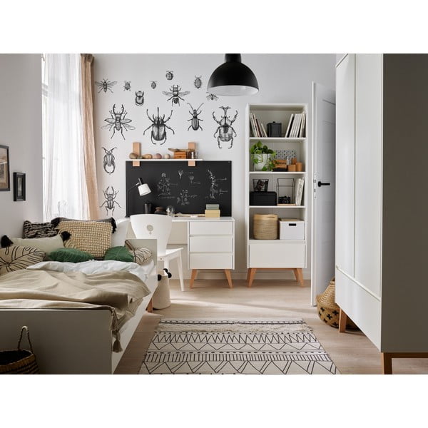 Biela detská knižnica Pinio Swing, 65 x 200 cm-image-1