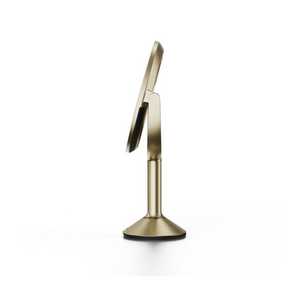 Kozmetické zrkadlo s osvetlením/zväčšovacie (zväčšenie 5x/zväčšenie 10x) ø 20 cm Trio – simplehuman-image-4