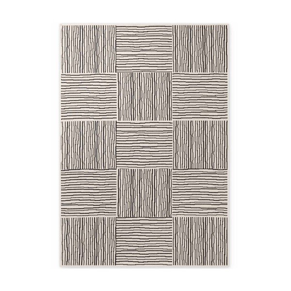 Čierny/krémovobiely vnútorný a vonkajší koberec 200x300 cm Haringey Nightingale – Ted Baker