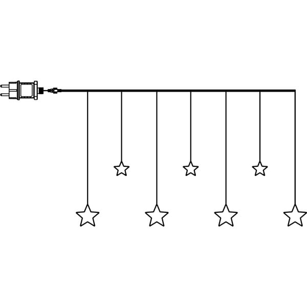 Svetelná dekorácia s vianočným motívom Dew Drop Stars – Star Trading-image-3