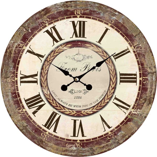 Nástenné hodiny Flair Vintage, 34 cm