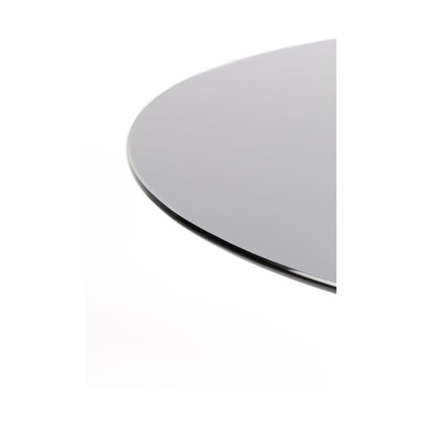 Okrúhly jedálenský stôl so sklenenou doskou ø 104 cm Floris – White Label-image-3