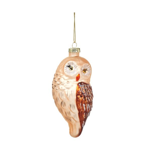 Sklenená vianočná ozdoba Owl – Sass & Belle