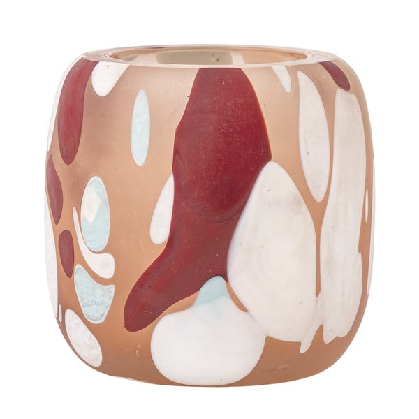 Sklenený svietnik na čajovú sviečku Karan – Bloomingville