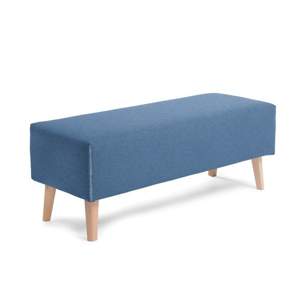 Tmavomodrá lavica Kave Home Lydia