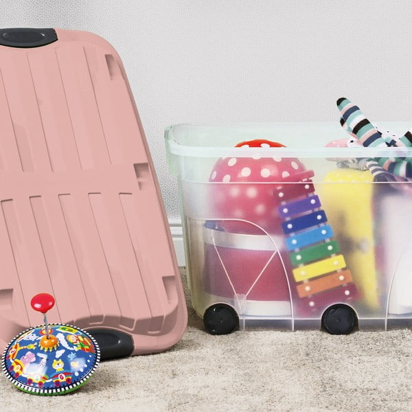 Plastový úložný box s vekom Roller - Rotho-image-1