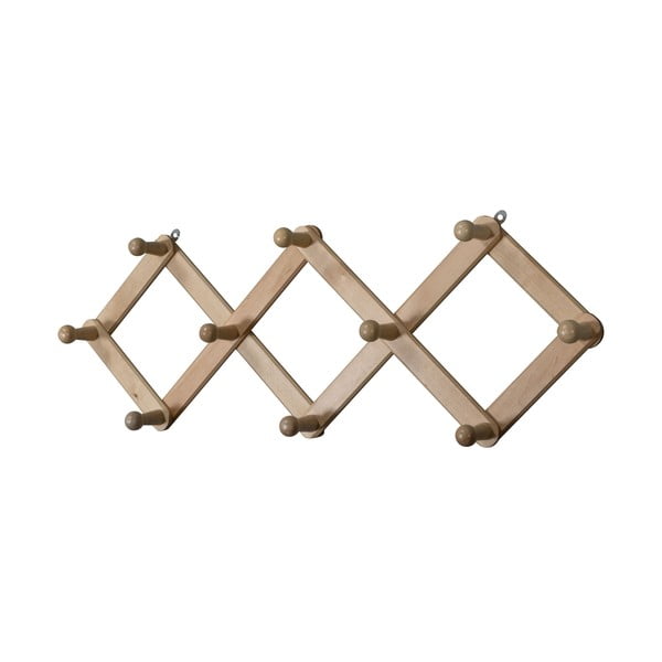 Nástenný vešiak z brezového dreva v prírodnej farbe Levin - WOOOD-image-2